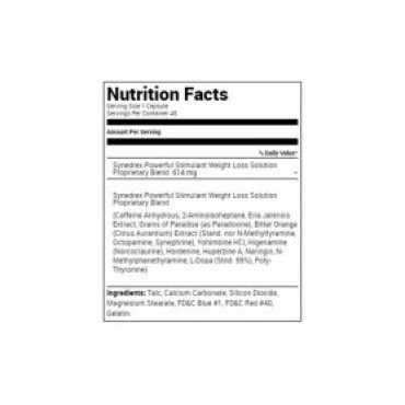 SYNEDREX Fatburner Metabolic Nutrition